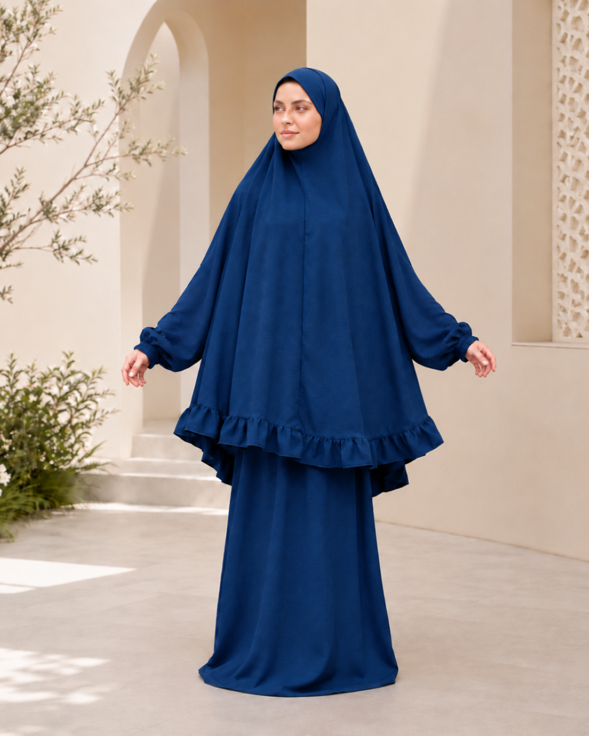 Midnight Navy Women Prayer Set