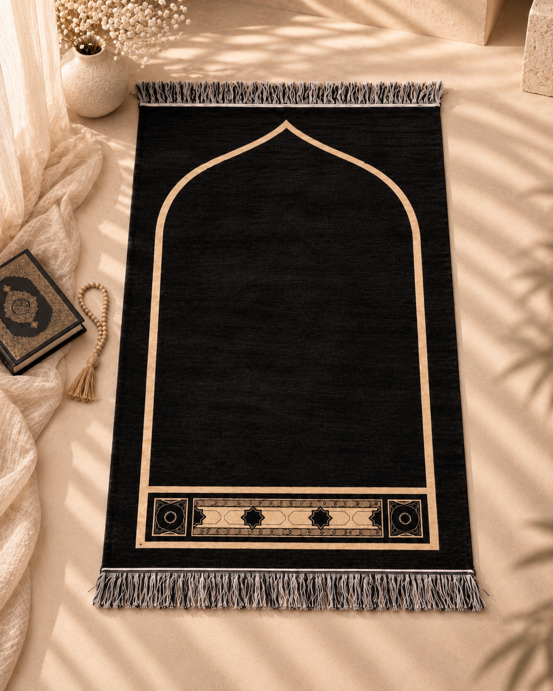 Golden Arch Travel Prayer Mat